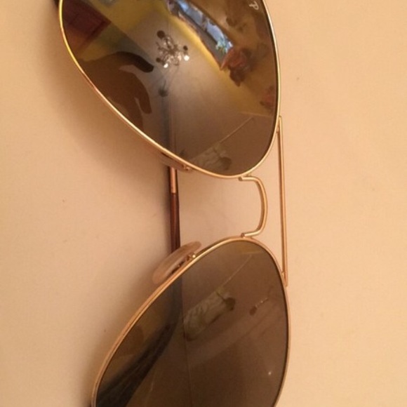 Classic brown polarized rayban aviators - Picture 3 of 3